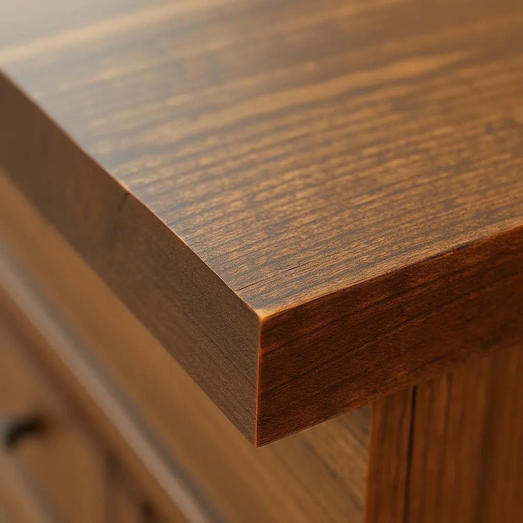 Detalle de acabados en madera