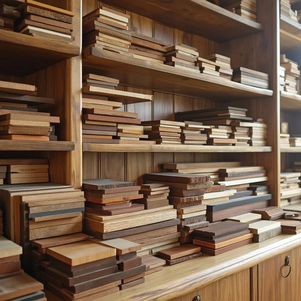 Muestras de materiales premium