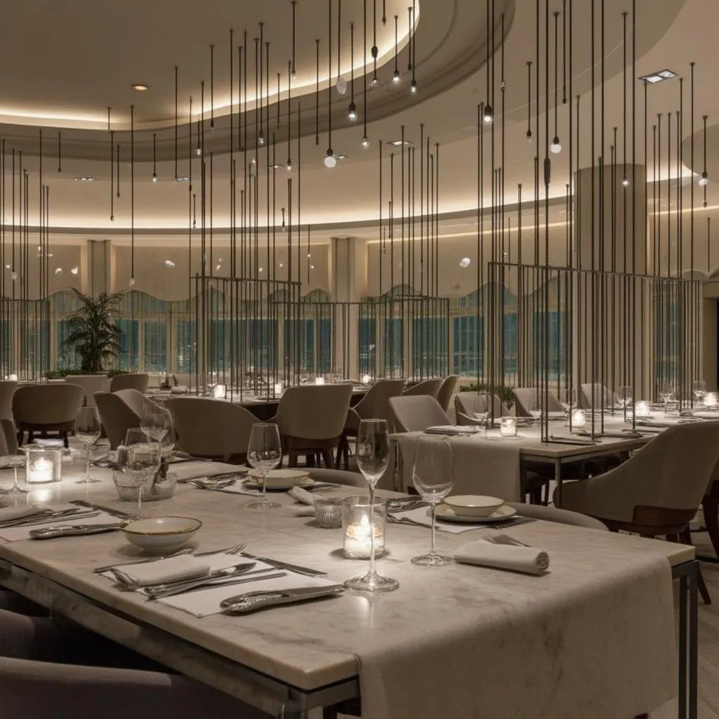Restaurante con mobiliario personalizado resistente al uso intensivo